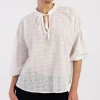 Studio Anneloes Abbie flower embroidery blouse -
