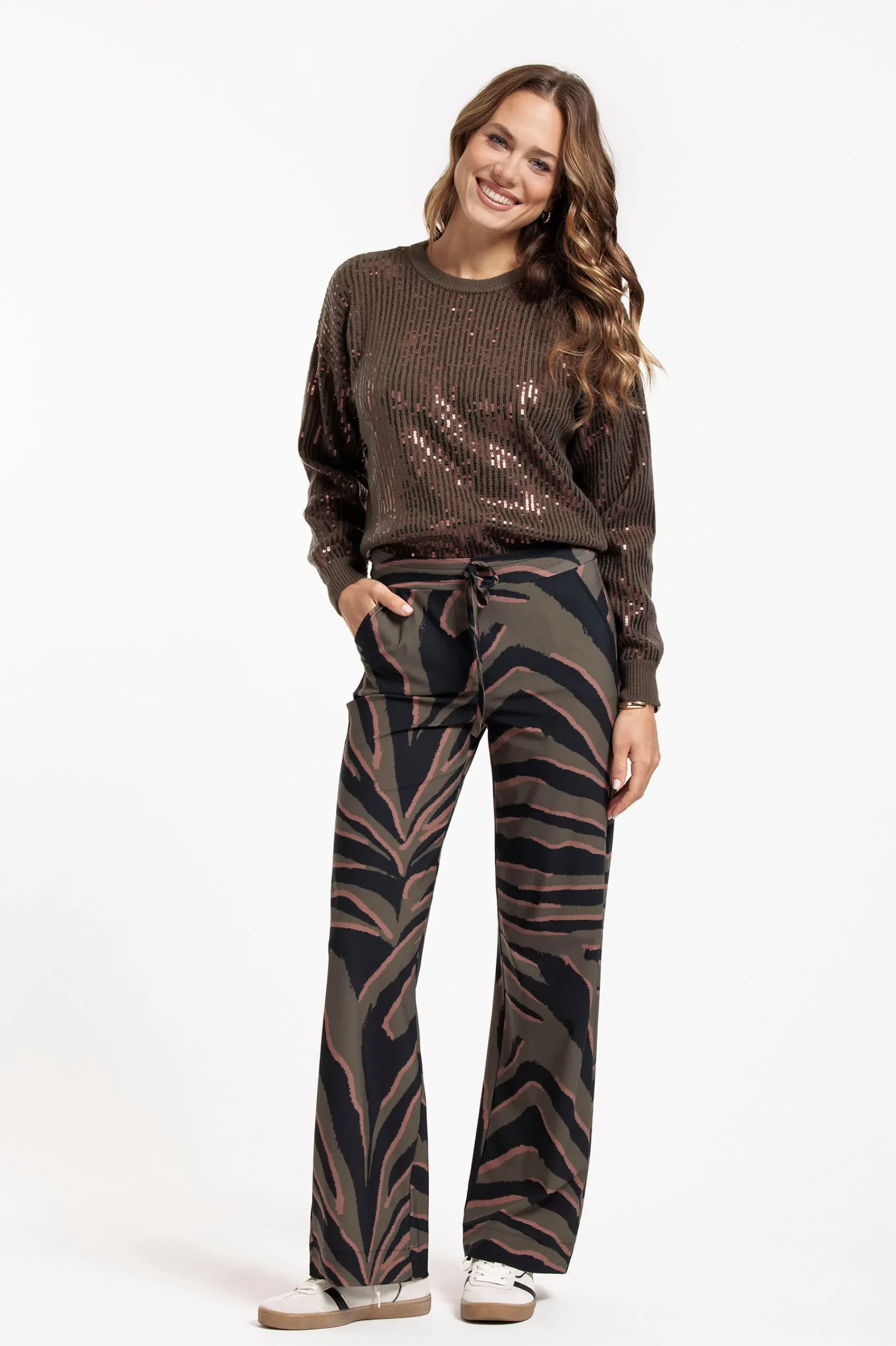 Studio Anneloes Abigail zebra trousers -