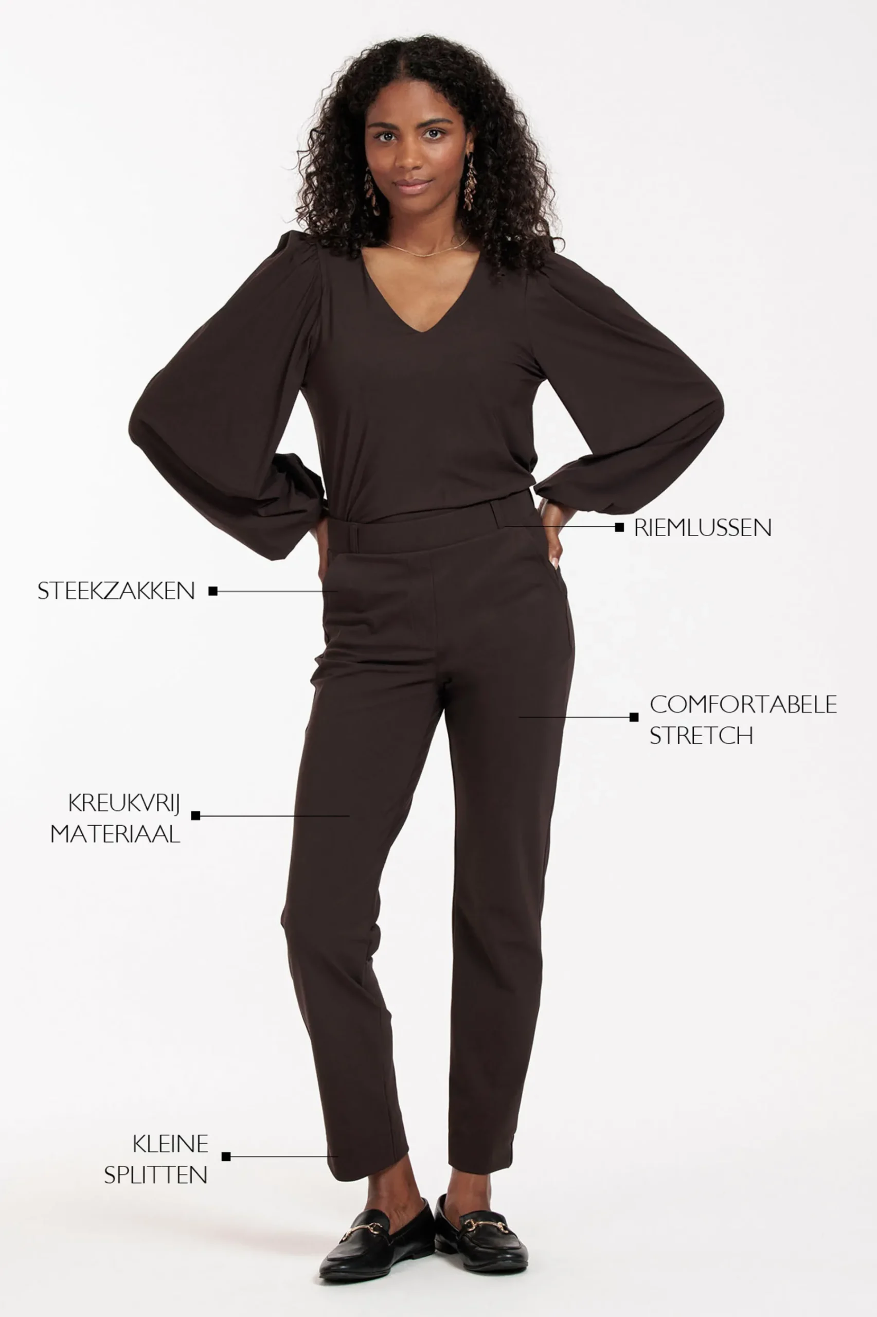 Studio Anneloes Anna bonded trousers -