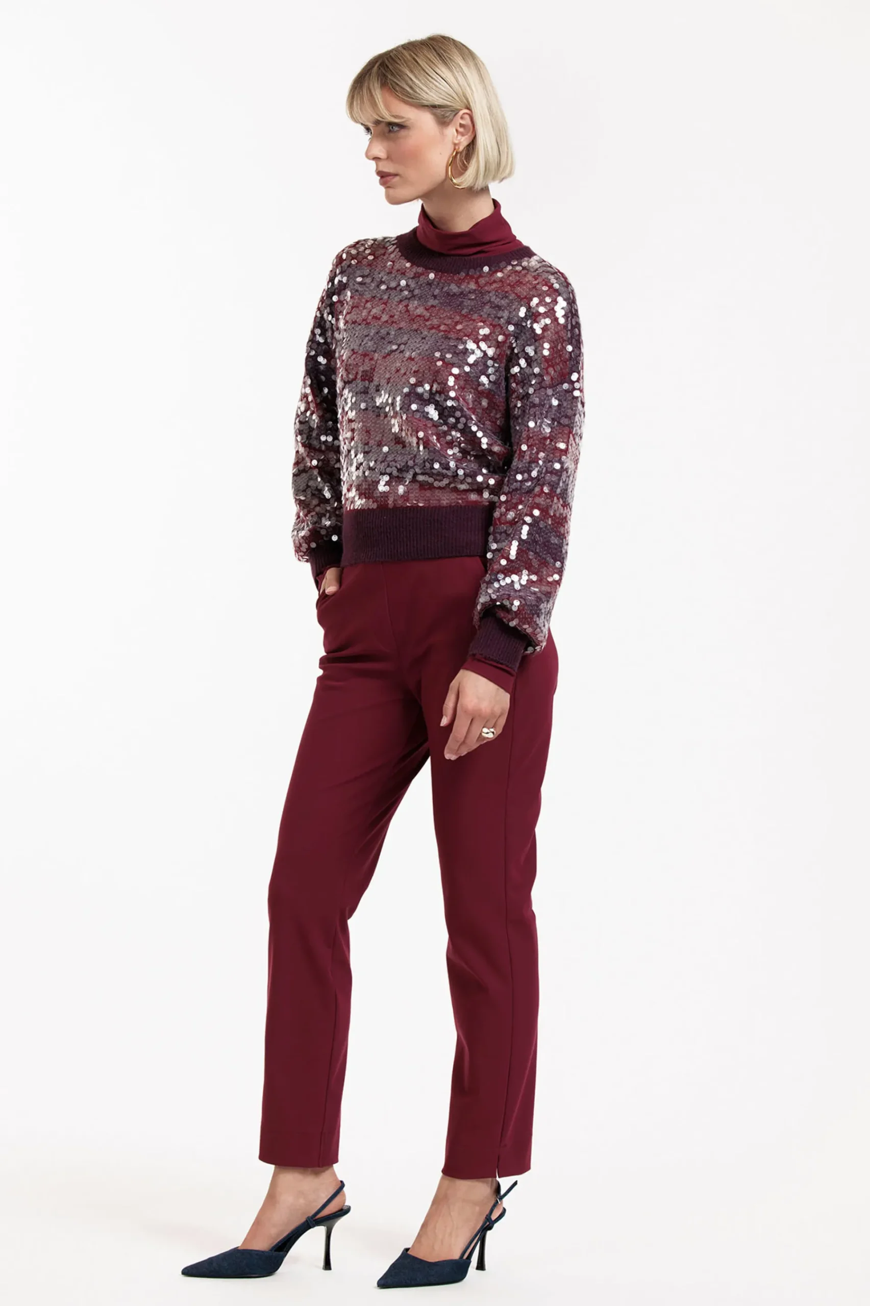 Studio Anneloes Anne bonded trousers -