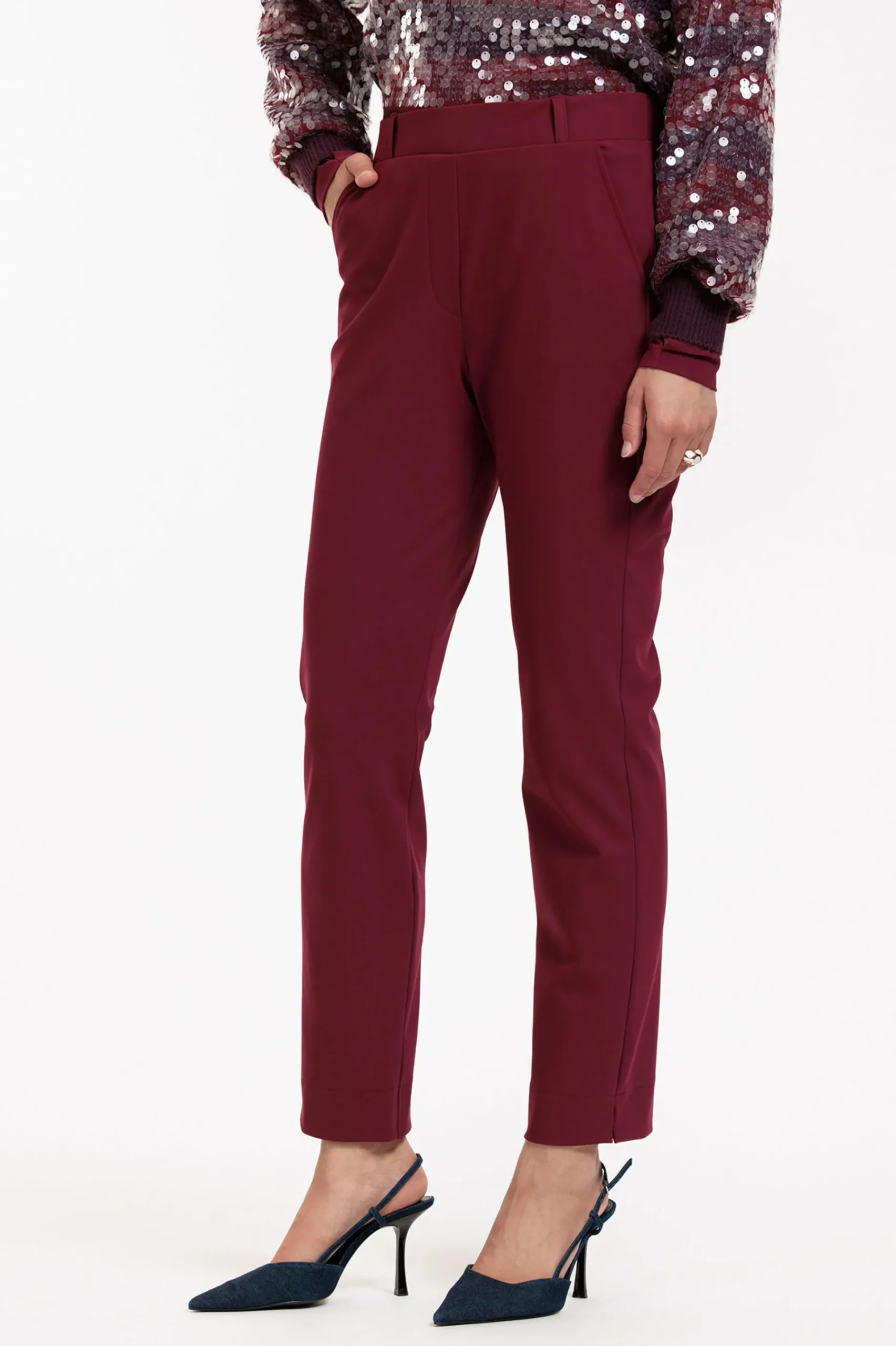 Studio Anneloes Anne bonded trousers -