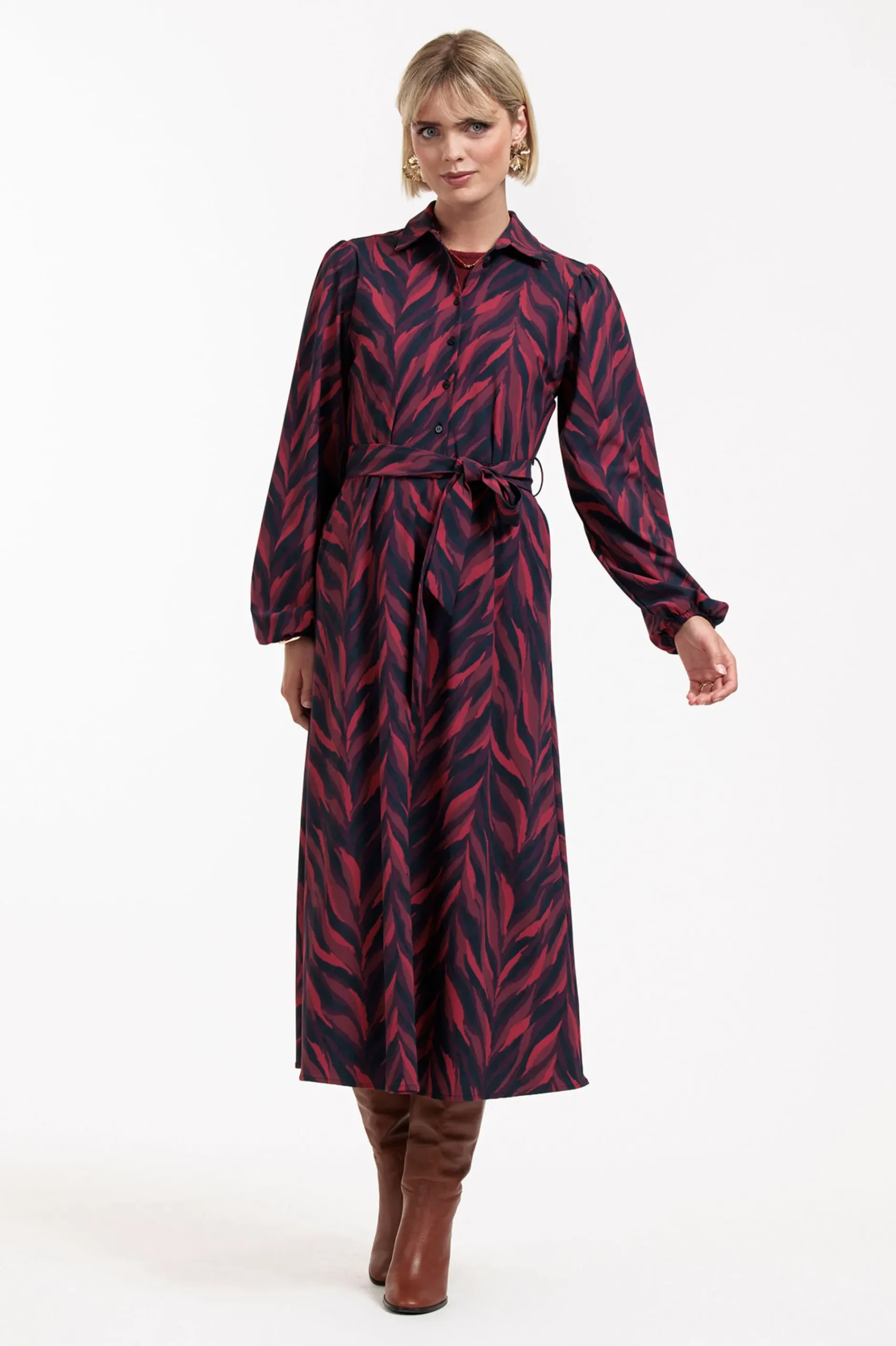 Studio Anneloes Anouk leaves dress -