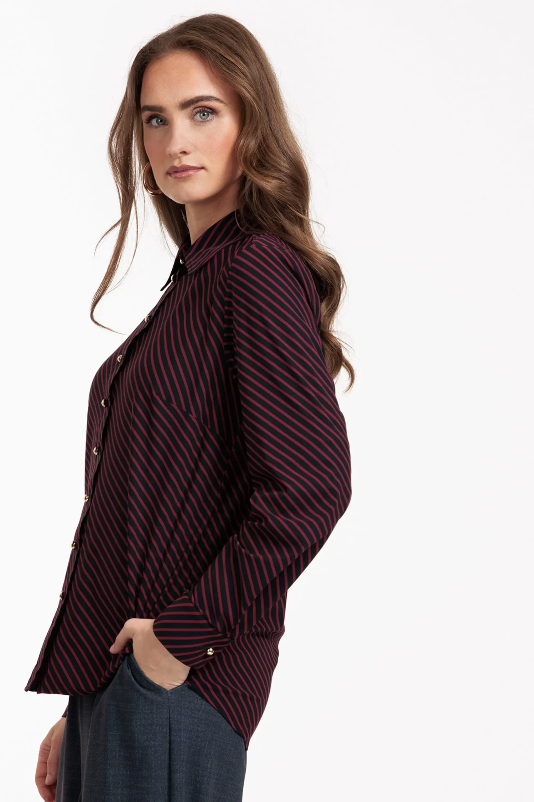 Studio Anneloes Bobby fancy stripe blouse -