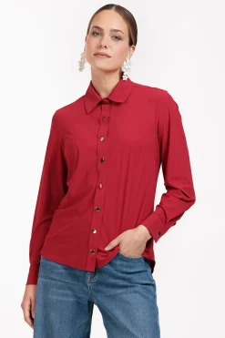 Studio Anneloes Bobby gold button blouse -