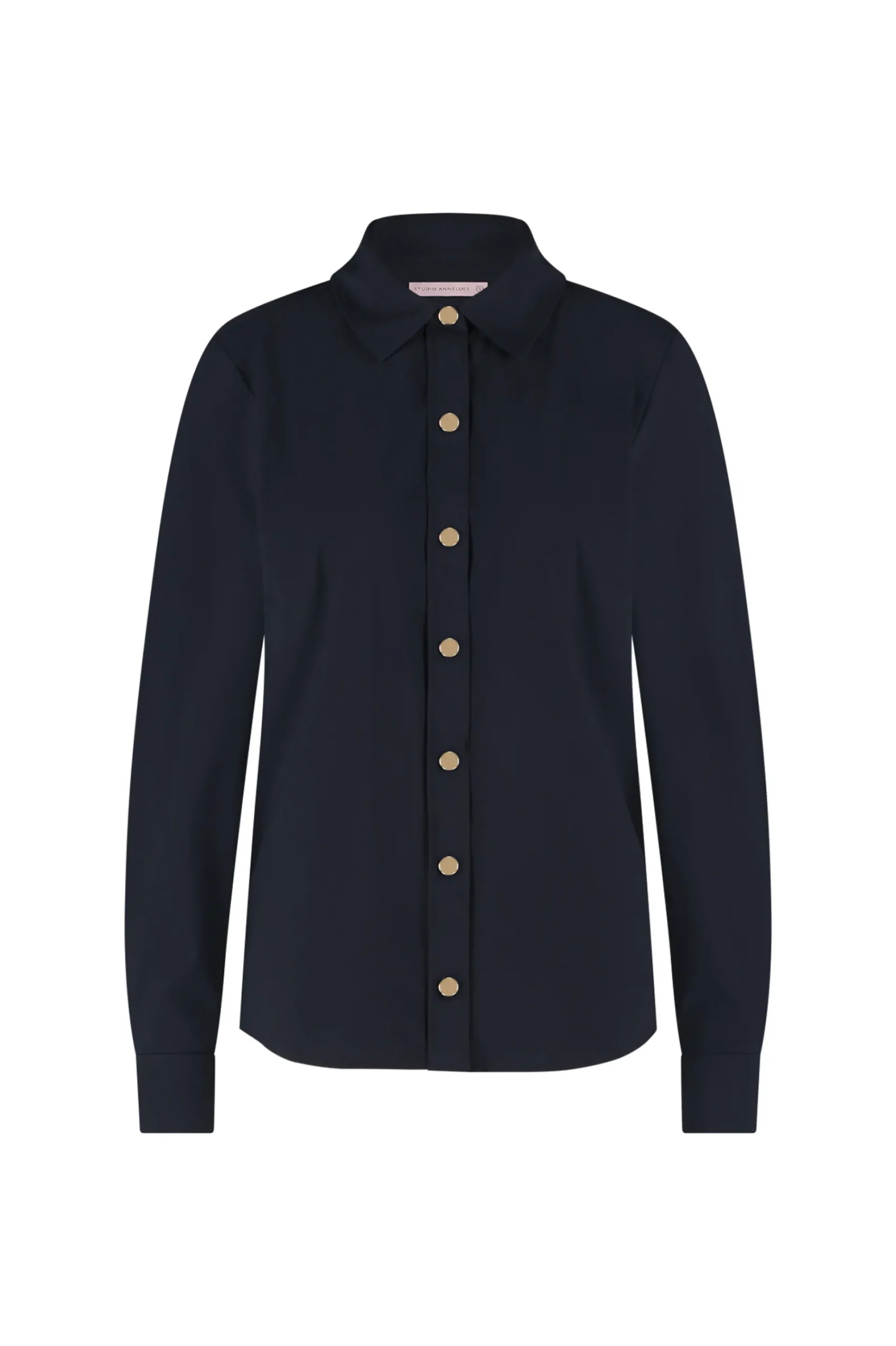 Studio Anneloes Bobby gold button blouse -