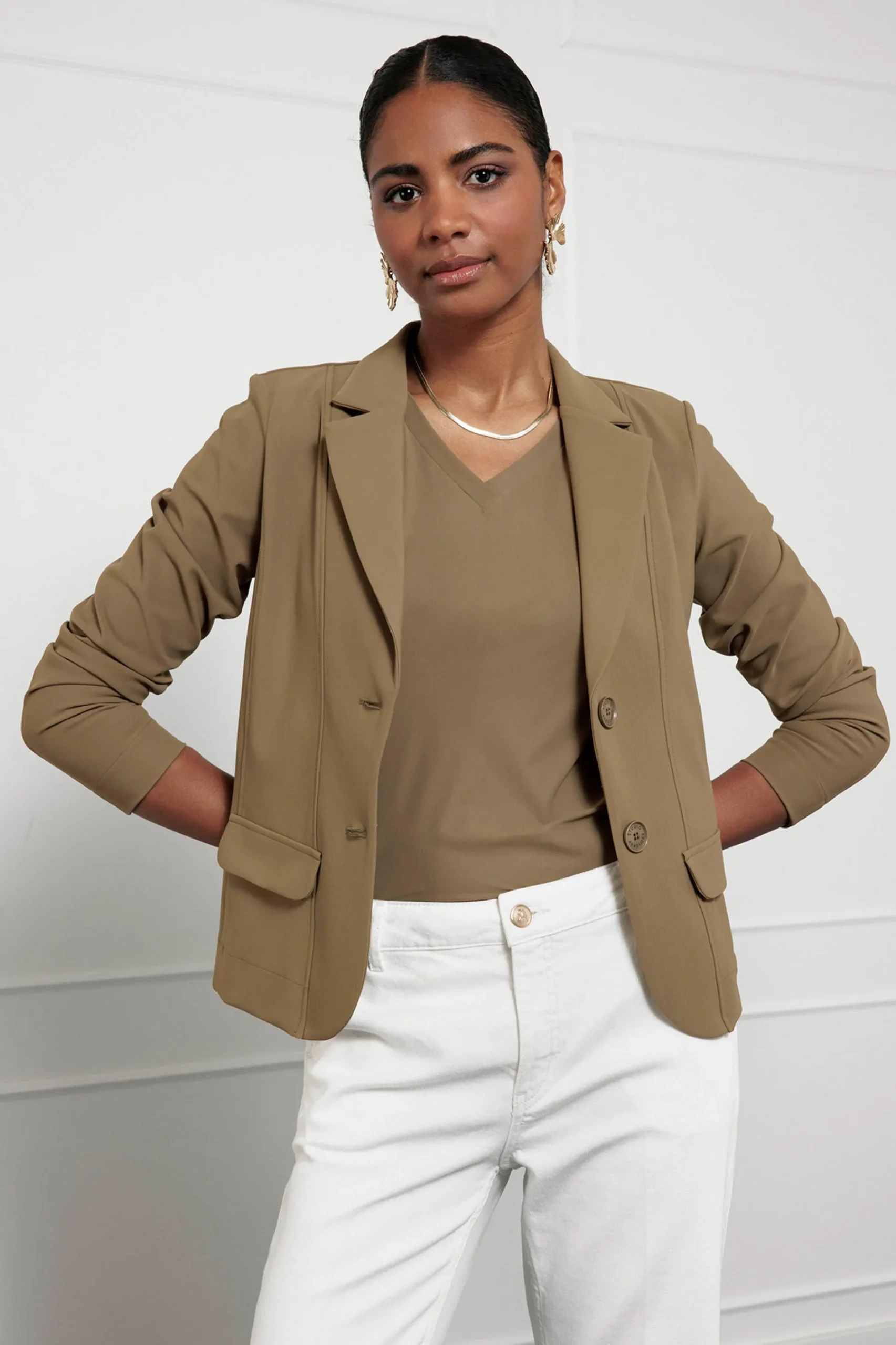 Studio Anneloes Bright bonded blazer -