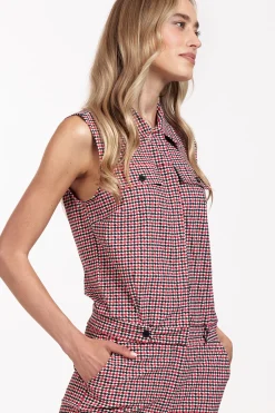 Studio Anneloes Burnice check jumpsuit -