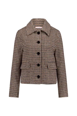 Studio Anneloes Caddy brushed check coat -