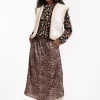 Studio Anneloes Caran satin animal skirt -