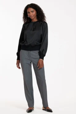 Studio Anneloes Collins grey melee trousers -