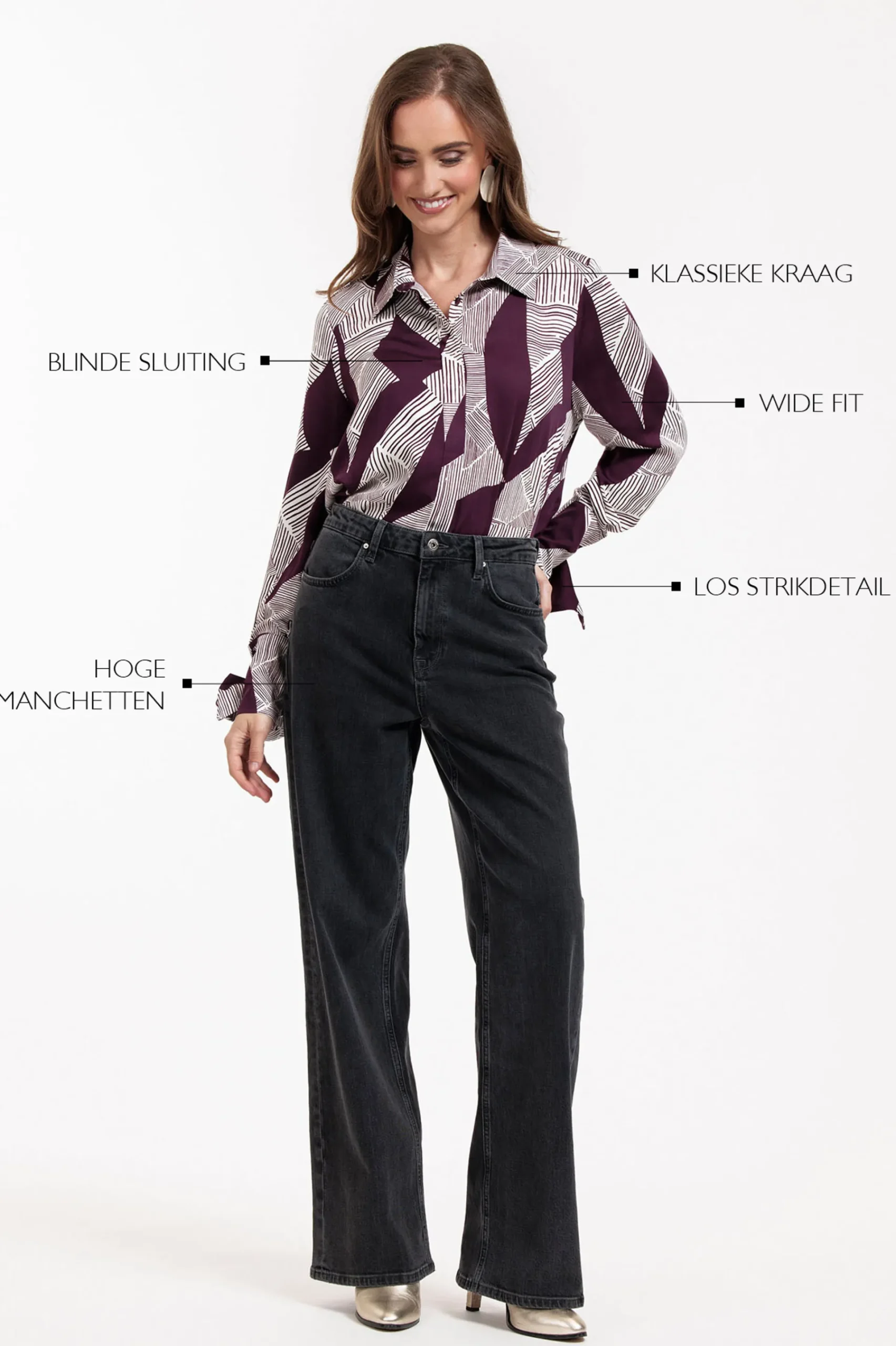 Studio Anneloes Dana flower stripe blouse -