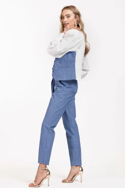 Studio Anneloes Dean pinstripe trousers -