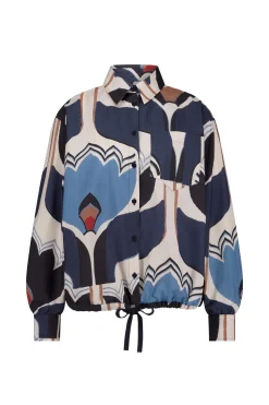 Studio Anneloes Dio tulip poplin blouse -