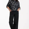 Studio Anneloes Dionne dot panther blouse -