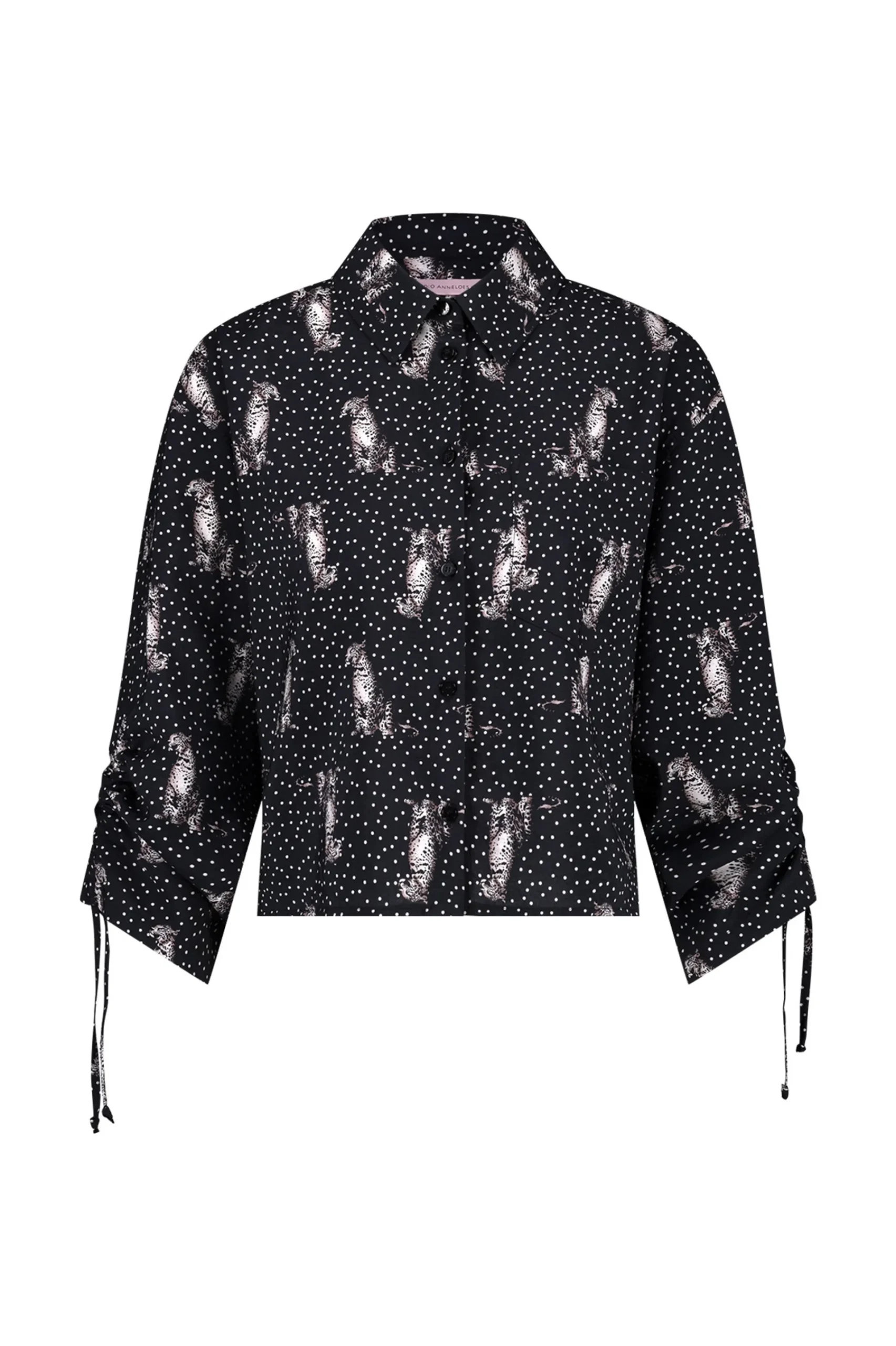 Studio Anneloes Dionne dot panther blouse -