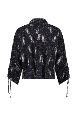 Studio Anneloes Dionne dot panther blouse -