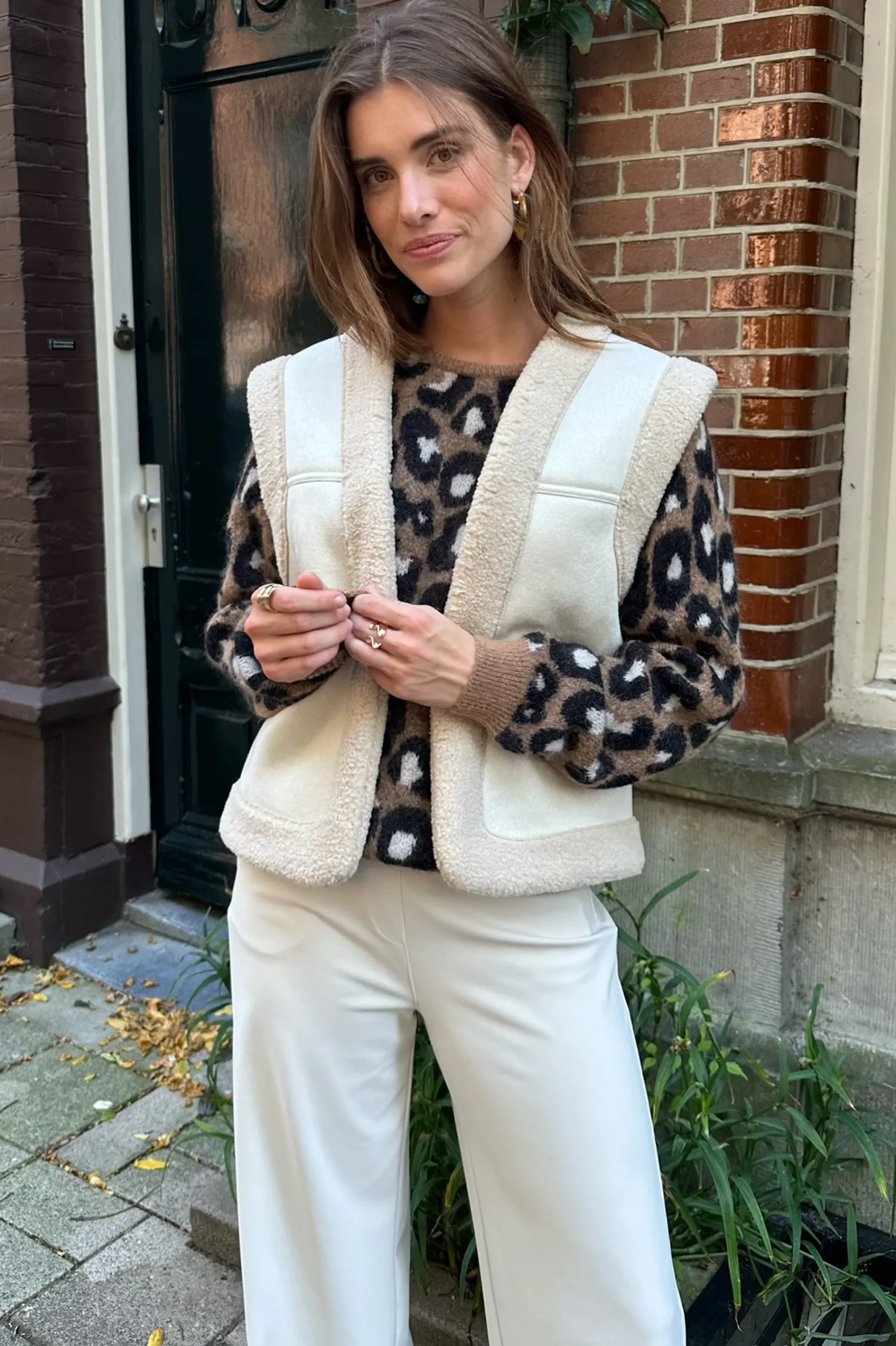 Studio Anneloes Donna lammy waistcoat -