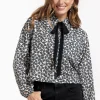 Studio Anneloes Dottie poplin triangle blouse -
