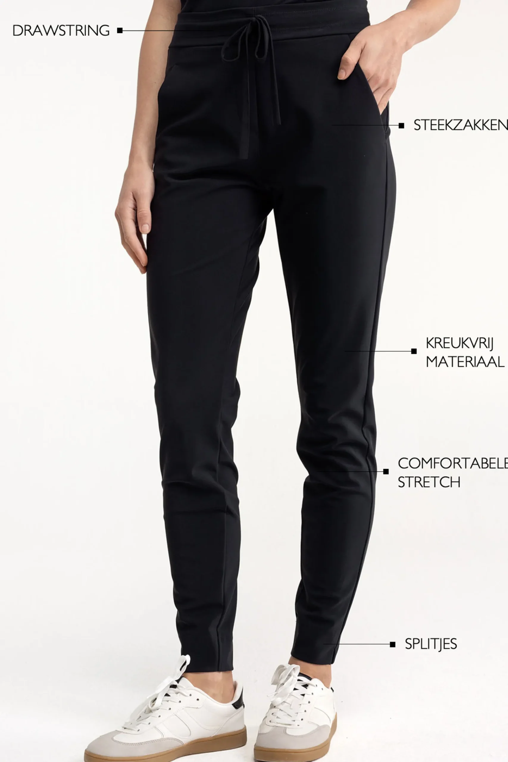 Studio Anneloes Downstairs bonded trousers -