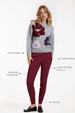 Studio Anneloes Downstairs bonded trousers -