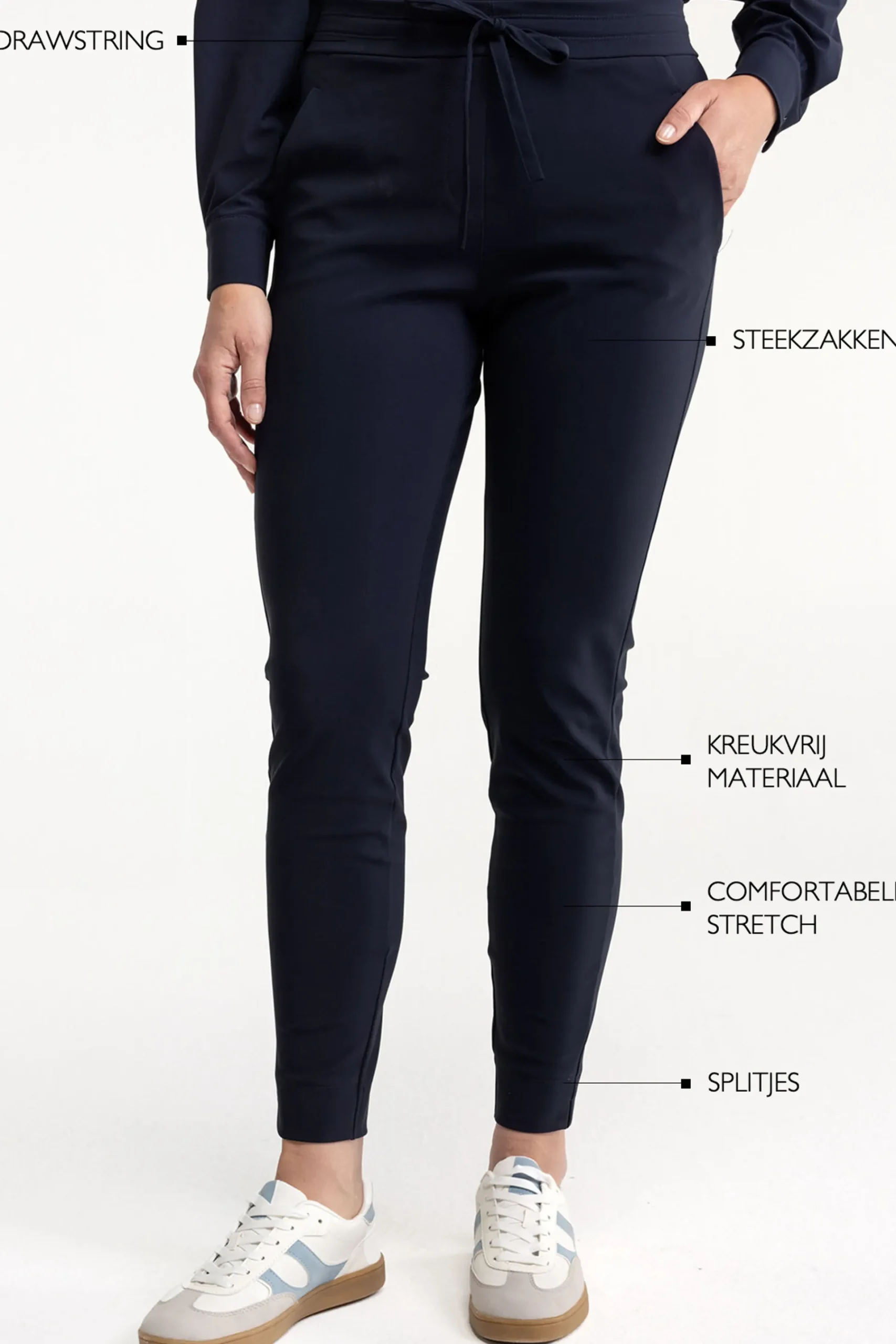 Studio Anneloes Downstairs bonded trousers -