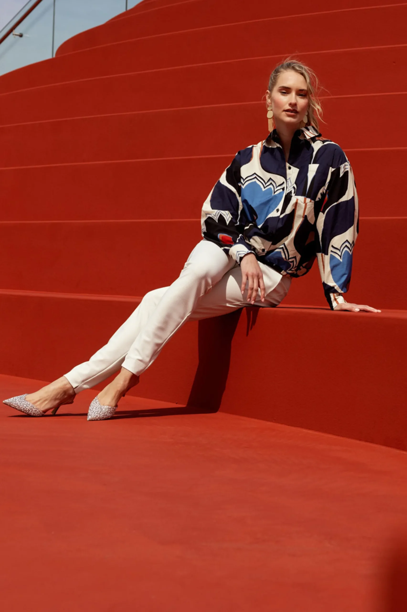 Studio Anneloes Downstairs structure bnd trousers -