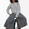 Studio Anneloes Esmeralda grey melee trousers -