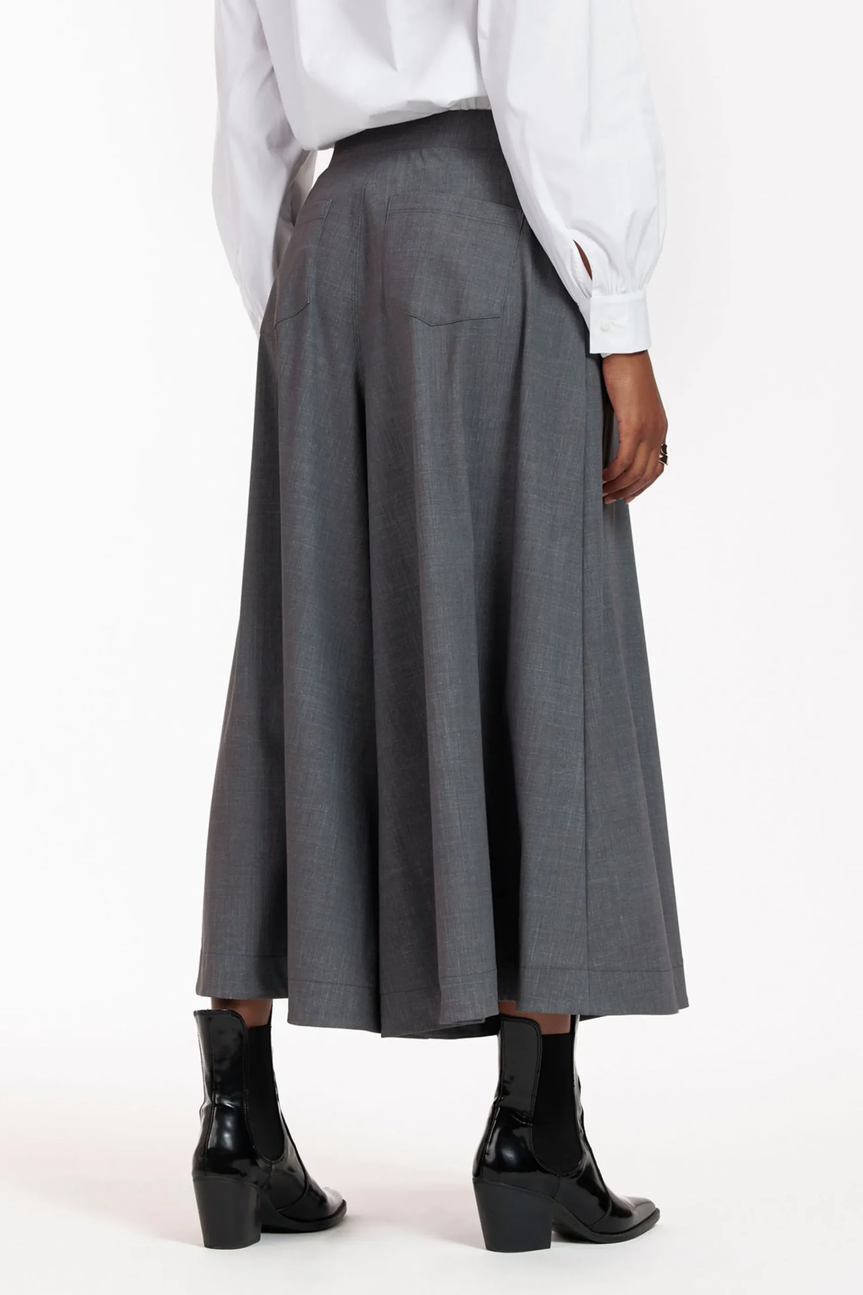Studio Anneloes Esmeralda grey melee trousers -