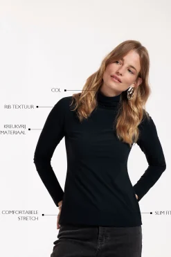 Studio Anneloes Faith rib col top -