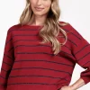 Studio Anneloes Farah stripe lurex pullover -