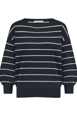 Studio Anneloes Farah stripe lurex pullover -