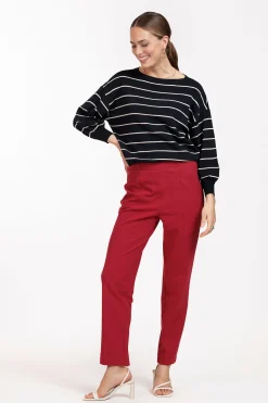 Studio Anneloes Farah stripe lurex pullover -