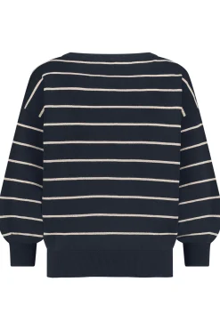 Studio Anneloes Farah stripe lurex pullover -