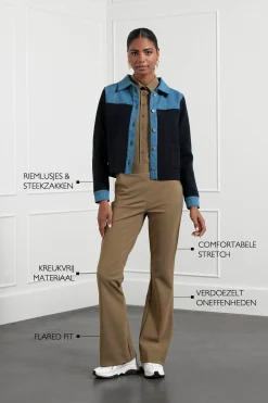 Studio Anneloes Flair bonded trousers -