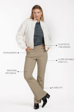 Studio Anneloes Flair bonded trousers -