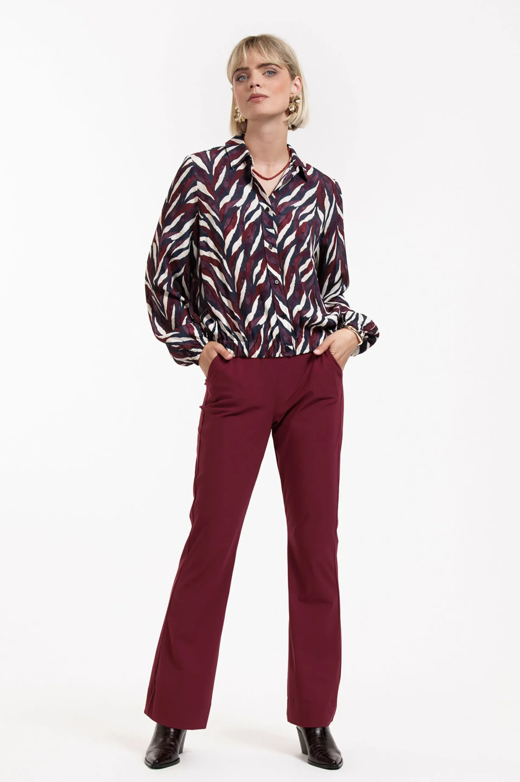Studio Anneloes Flair bonded trousers -