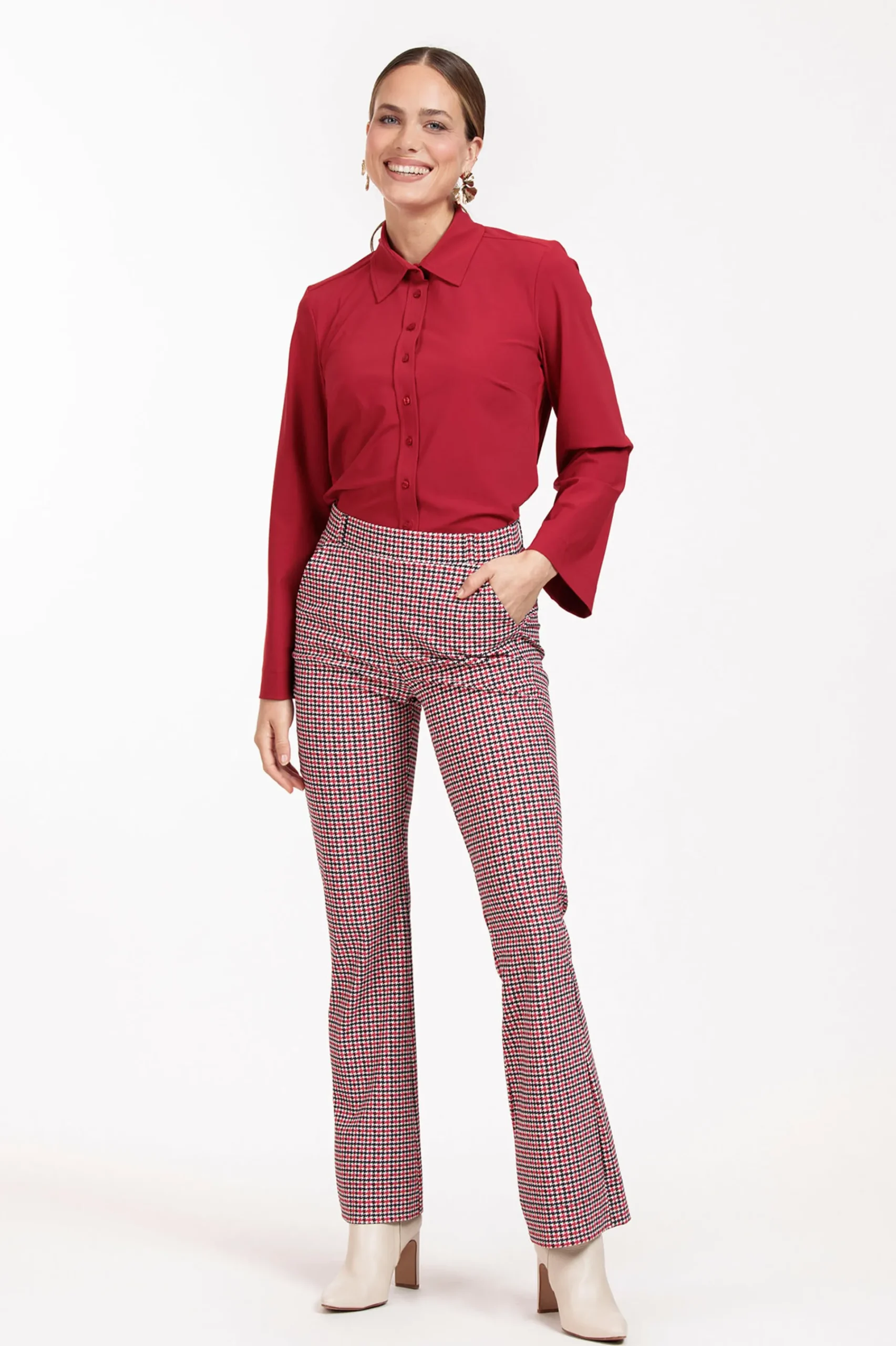 Studio Anneloes Flair check trousers -