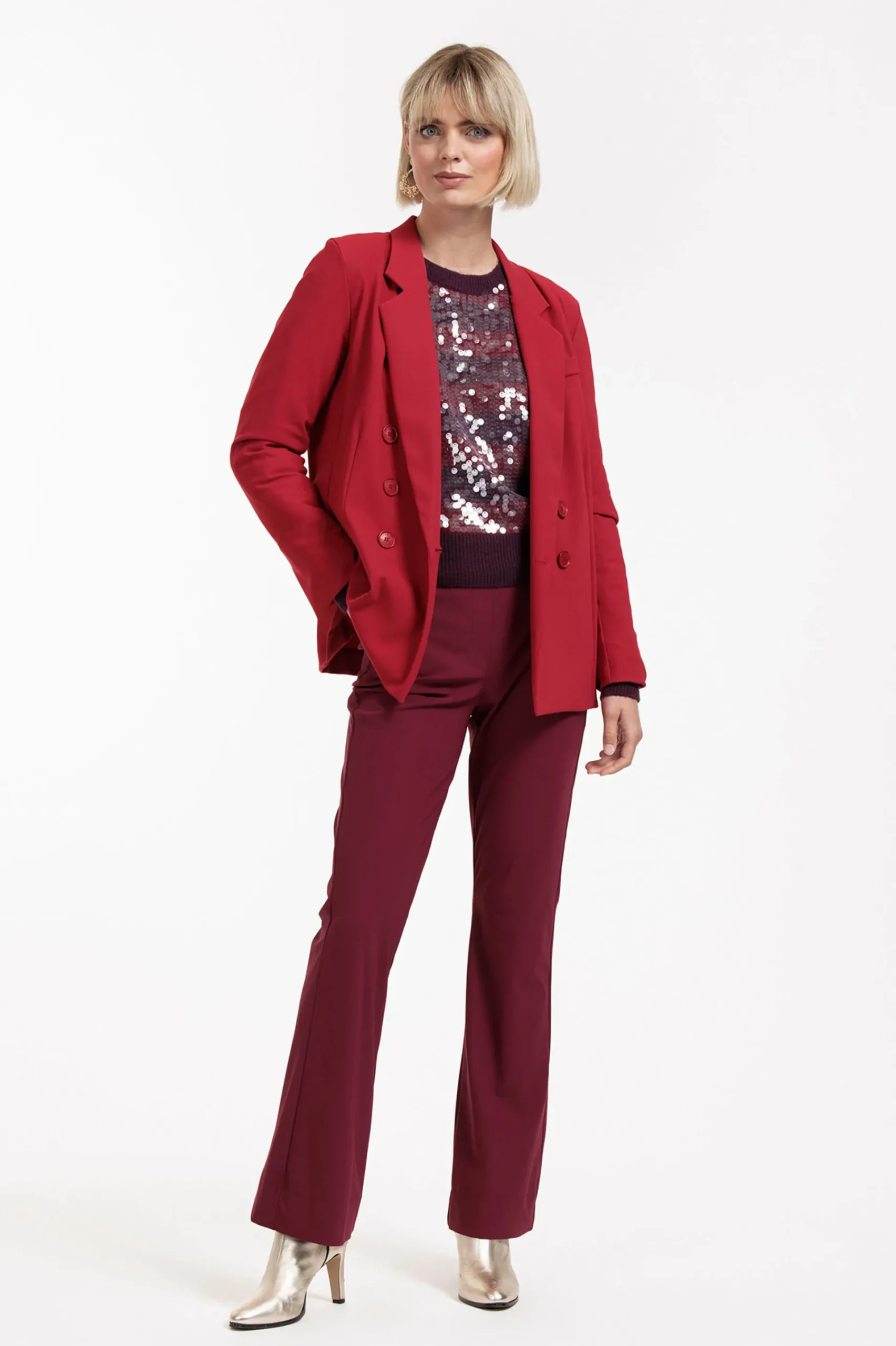 Studio Anneloes Flair LONG bonded trousers -