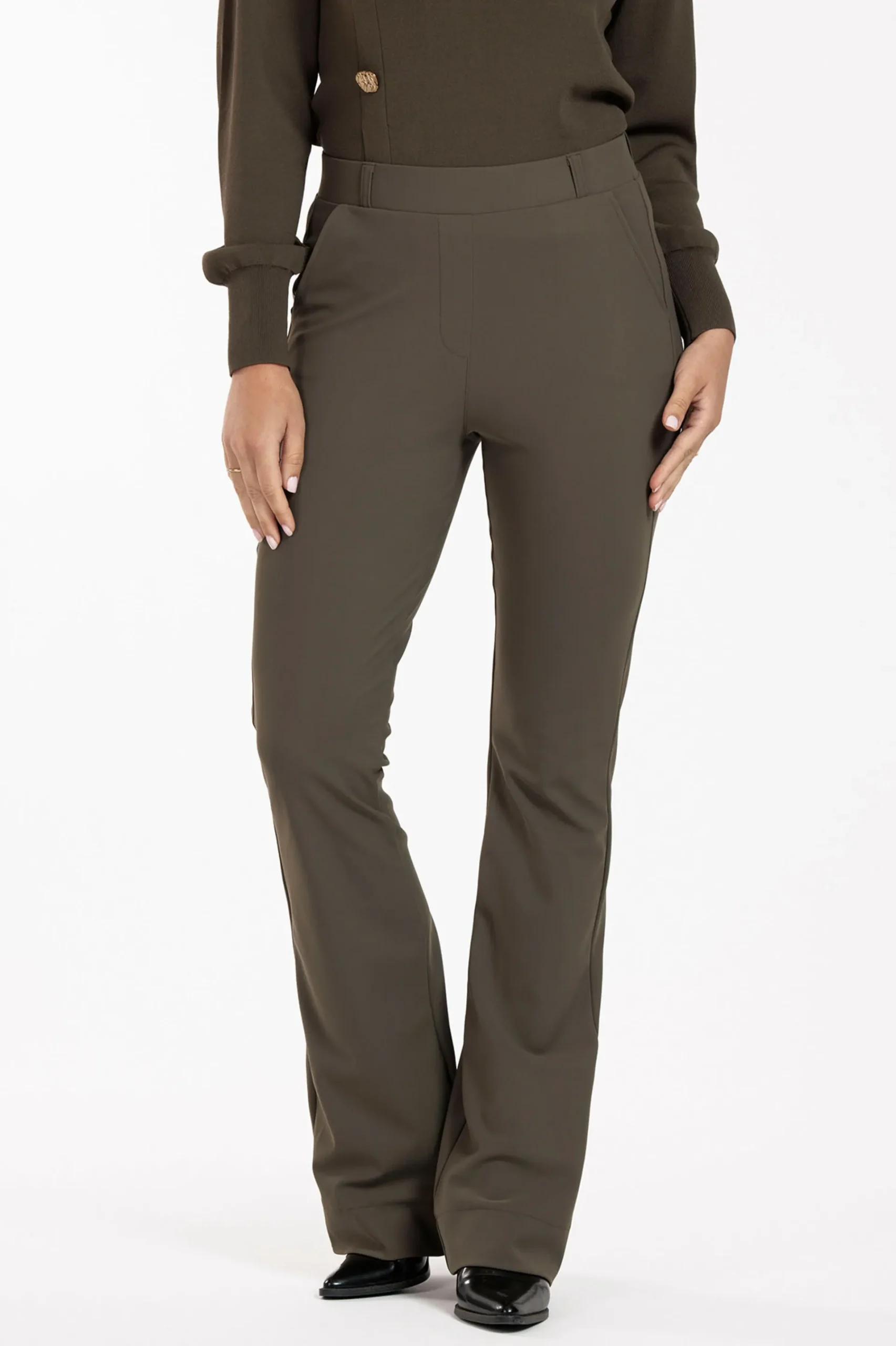 Studio Anneloes Flair LONG bonded trousers -