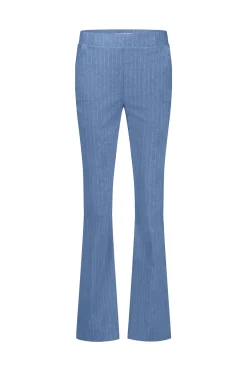 Studio Anneloes Flair LONG pinstripe trousers -
