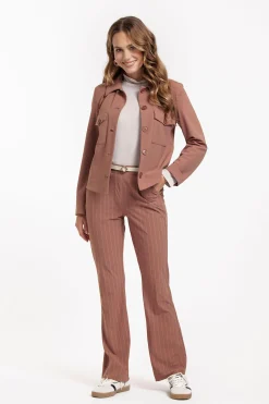 Studio Anneloes Flair pinstripe trousers -