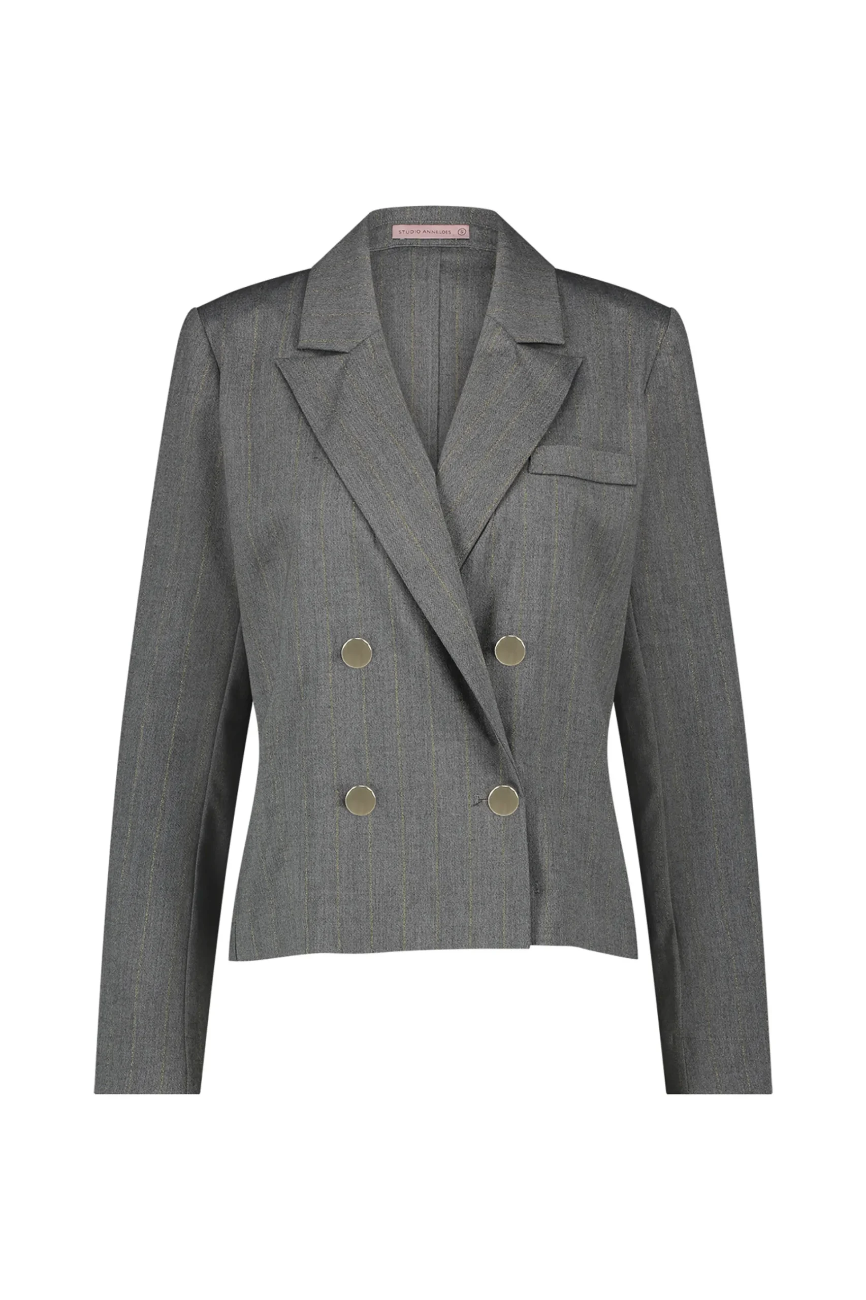 Studio Anneloes Franky gold stripe blazer -