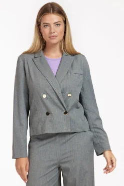 Studio Anneloes Franky gold stripe blazer -