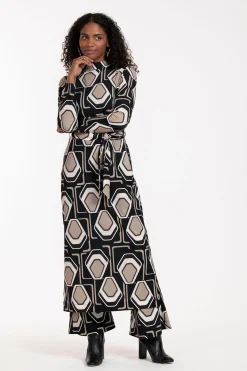 Studio Anneloes Ginger graphic flair trousers -
