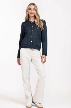Studio Anneloes Imke lurex cardigan -