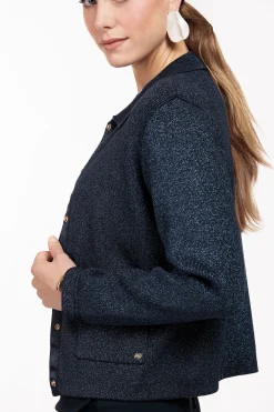 Studio Anneloes Imke lurex cardigan -