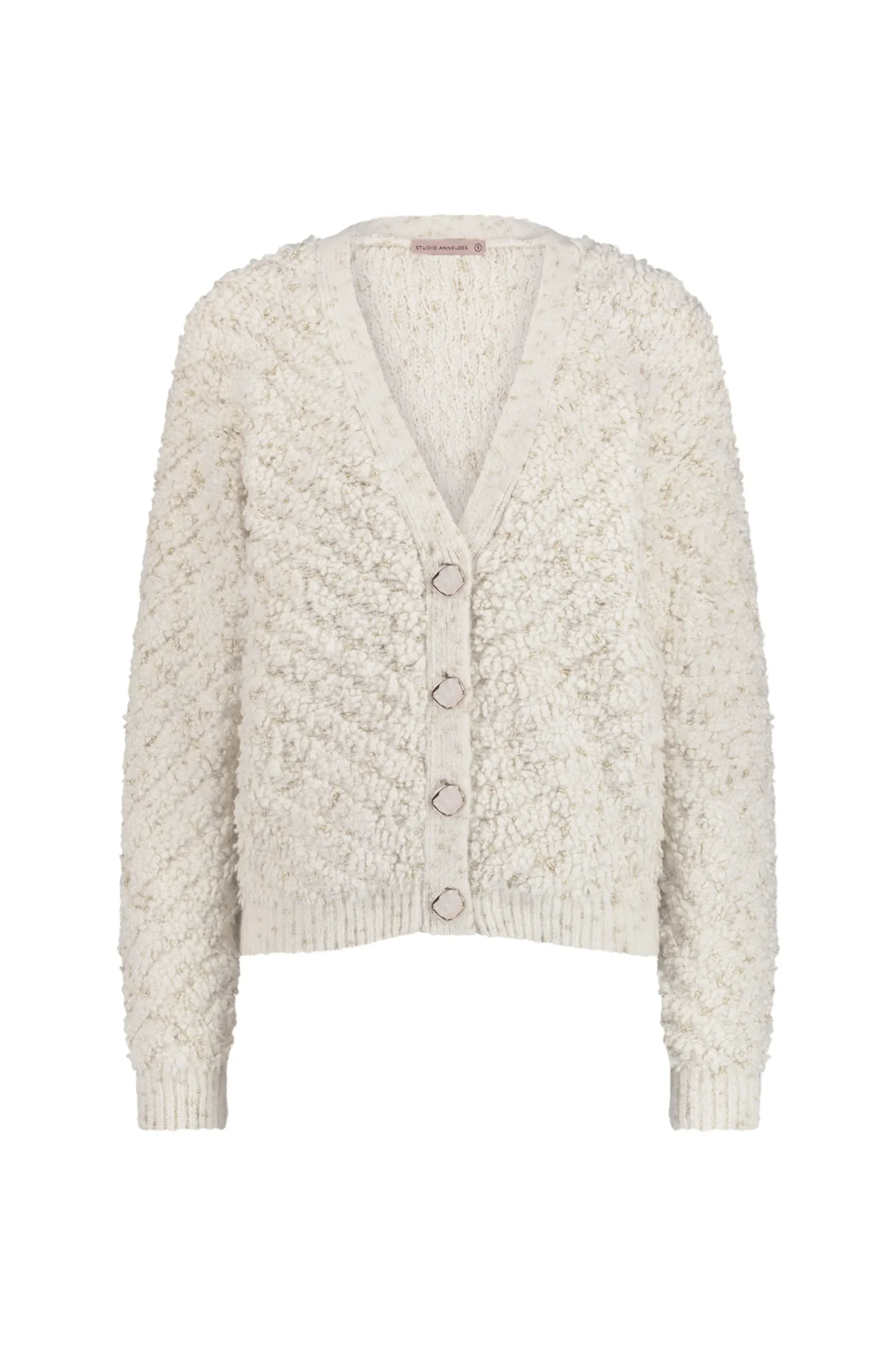 Studio Anneloes Iris chunky glitter cardigan -