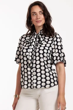Studio Anneloes Jean big dot blouse -