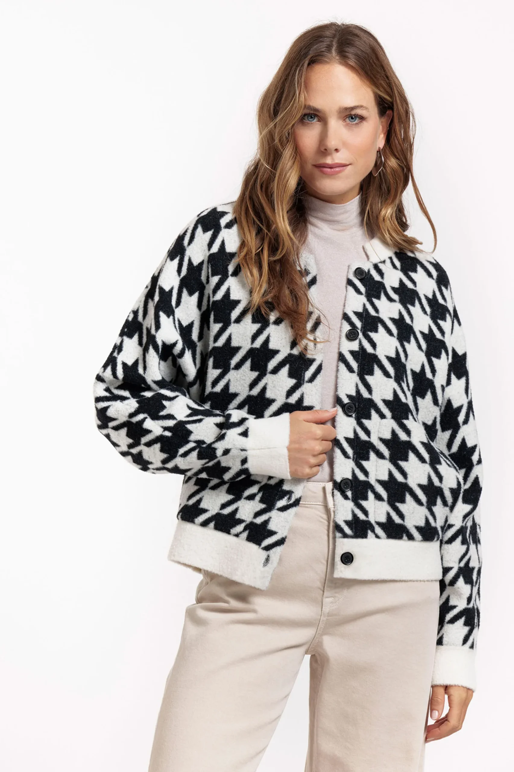 Studio Anneloes Jet hairy pdc bomber -