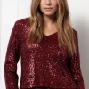 Studio Anneloes Julia 2way sequins top -